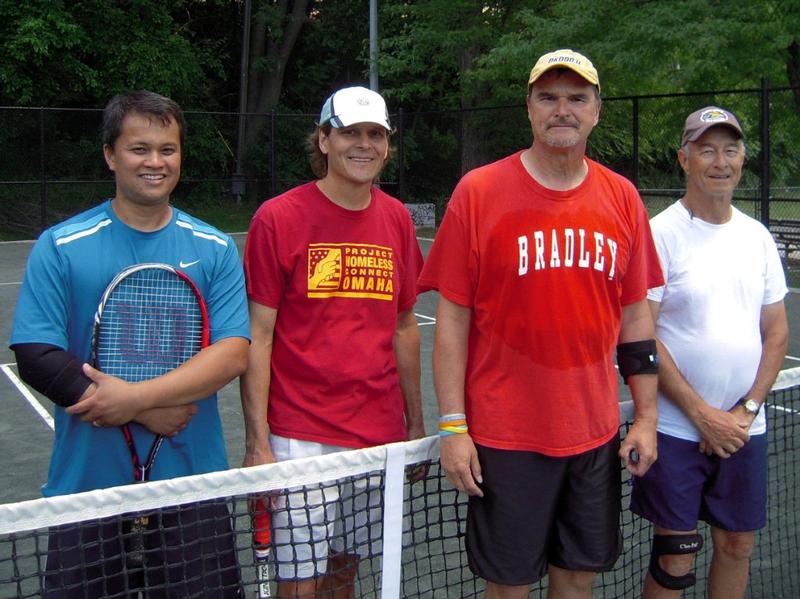 Bob McGovern, Gary Carlson, Jim Galus, and John Boyce (L-R).  First and second place finalists.